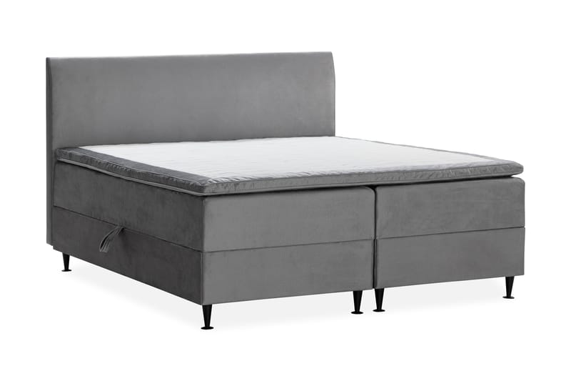 Happy Pluss Sengepakke Oppbevaringsseng 180x200 cm - Grå - Møbler - Senger - Rammeseng