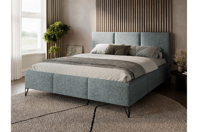 Itaca Oppbevaringsseng - Blå - Møbler - Senger - Seng med oppbevaring