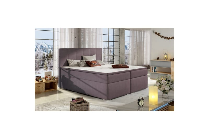 Komplett sängpaket kontinentalsäng Eltap Rosa 160x200 DEL