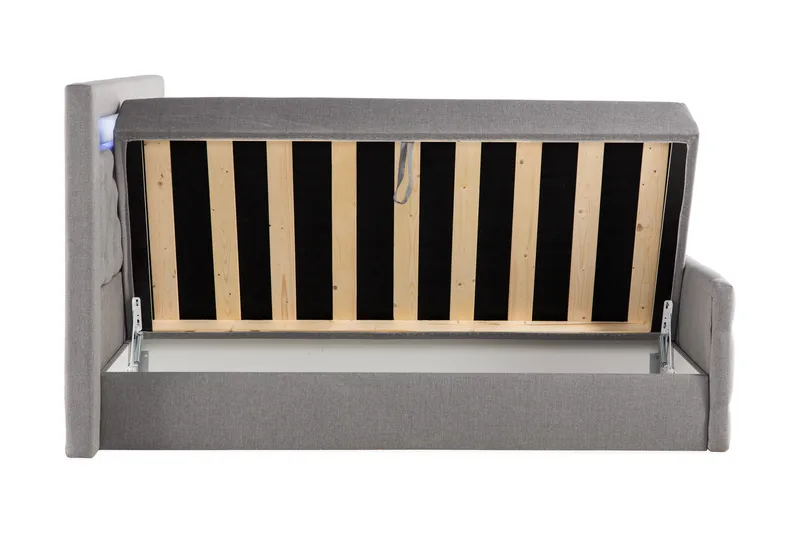 Kontinentalseng Cloud47 Francisco sengepakke Grå Lift-up oppbevaring - Møbler - Senger - Seng med oppbevaring