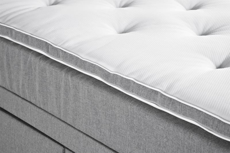 Kontinentalseng Cloud47 Francisco sengepakke Grå Skuffer - Møbler - Senger - Seng med oppbevaring