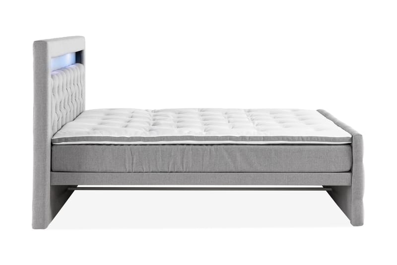 Kontinentalseng Cloud47 Francisco sengepakke Grå Skuffer - Møbler - Senger - Seng med oppbevaring