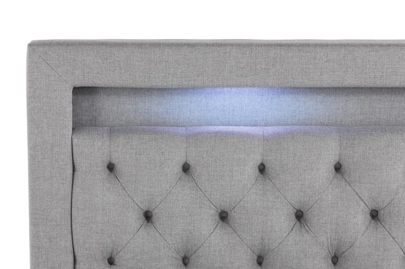 Kontinentalseng Cloud47 Francisco sengepakke Grå Skuffer - Møbler - Senger - Seng med oppbevaring