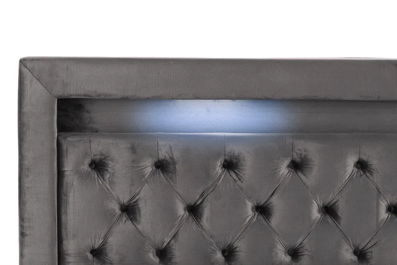 Kontinentalseng Cloud47 Francisco sengepakke Mørk grå Skuffer - Møbler - Senger - Seng med oppbevaring