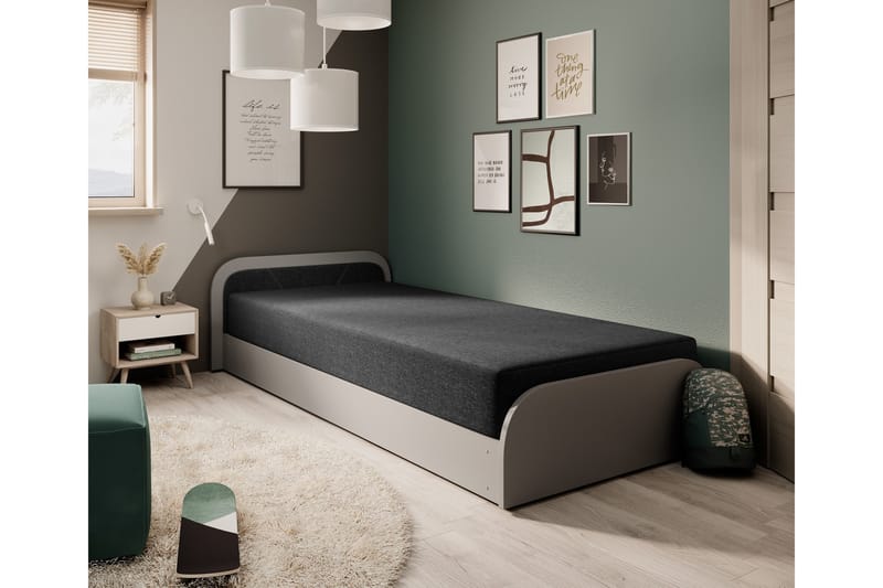 Mayuri Sengpakke Oppbevaringsseng 90x180 cm - Grå - Møbler - Senger - Seng med oppbevaring