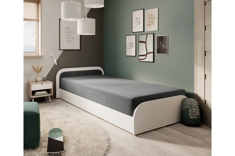 Mayuri Sengpakke Oppbevaringsseng 90x180 cm, Hvit