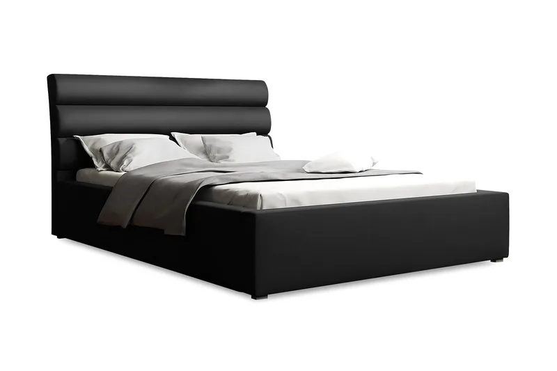 Moon Seng med Oppbevaring 223x160x100 cm, Svart/Grå