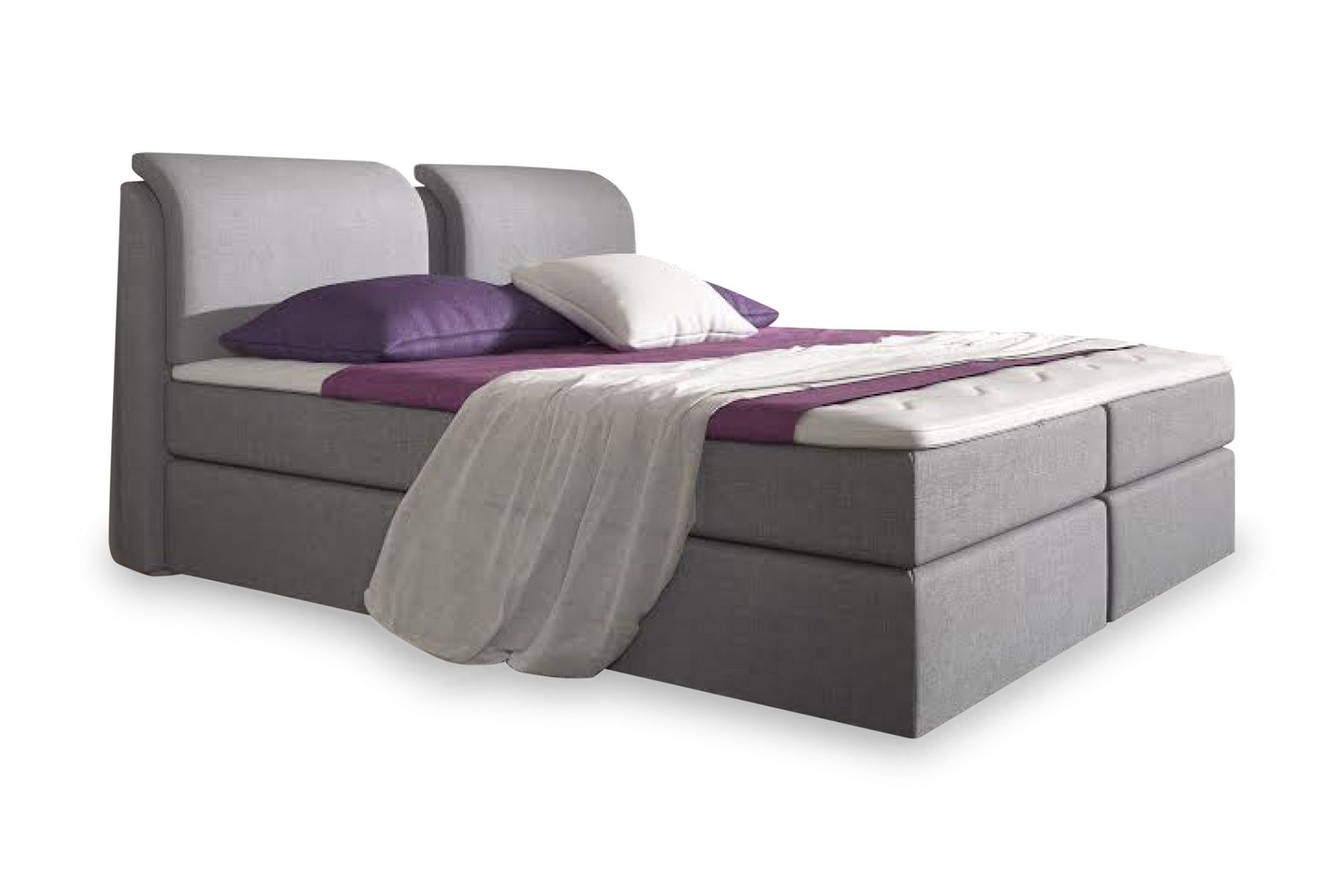 Owen Komplett Box Bed 180x200 - Grå