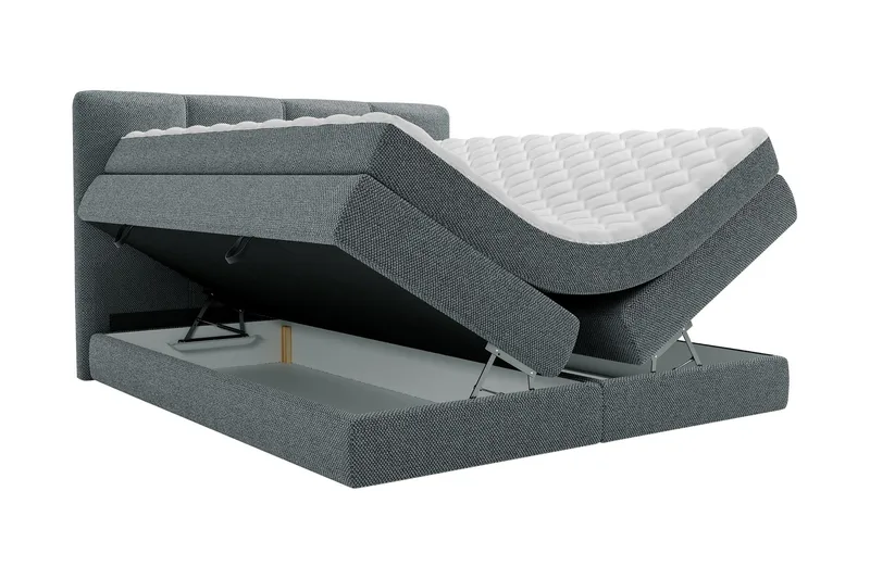 Pinta Oppbevaringsseng 160x200 cm - Beige - Møbler - Senger - Seng med oppbevaring