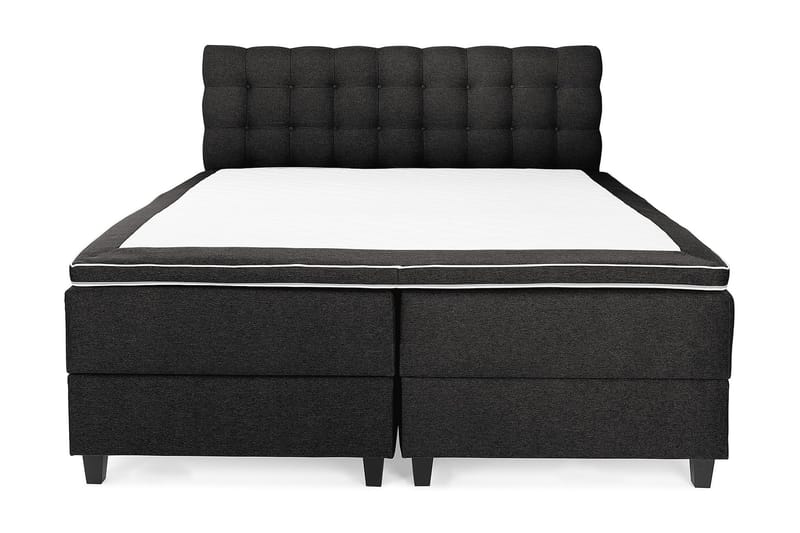 Royal Seng 180x200 med Oppbevaring - Mørkegrå - Komplett sengepakke - Kontinentalsenger