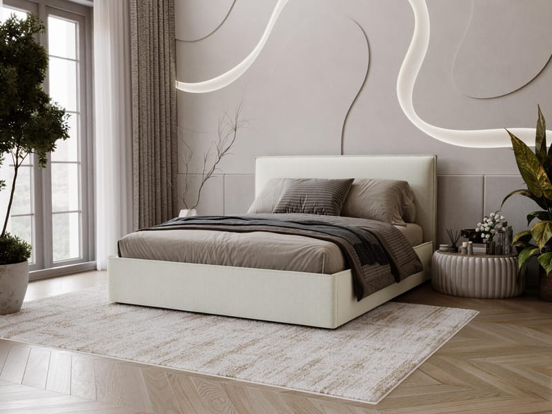 sengeramme BIANCO Grant 1 140 x 200 cm - Beige - Møbler - Senger - Sengeramme & sengestamme