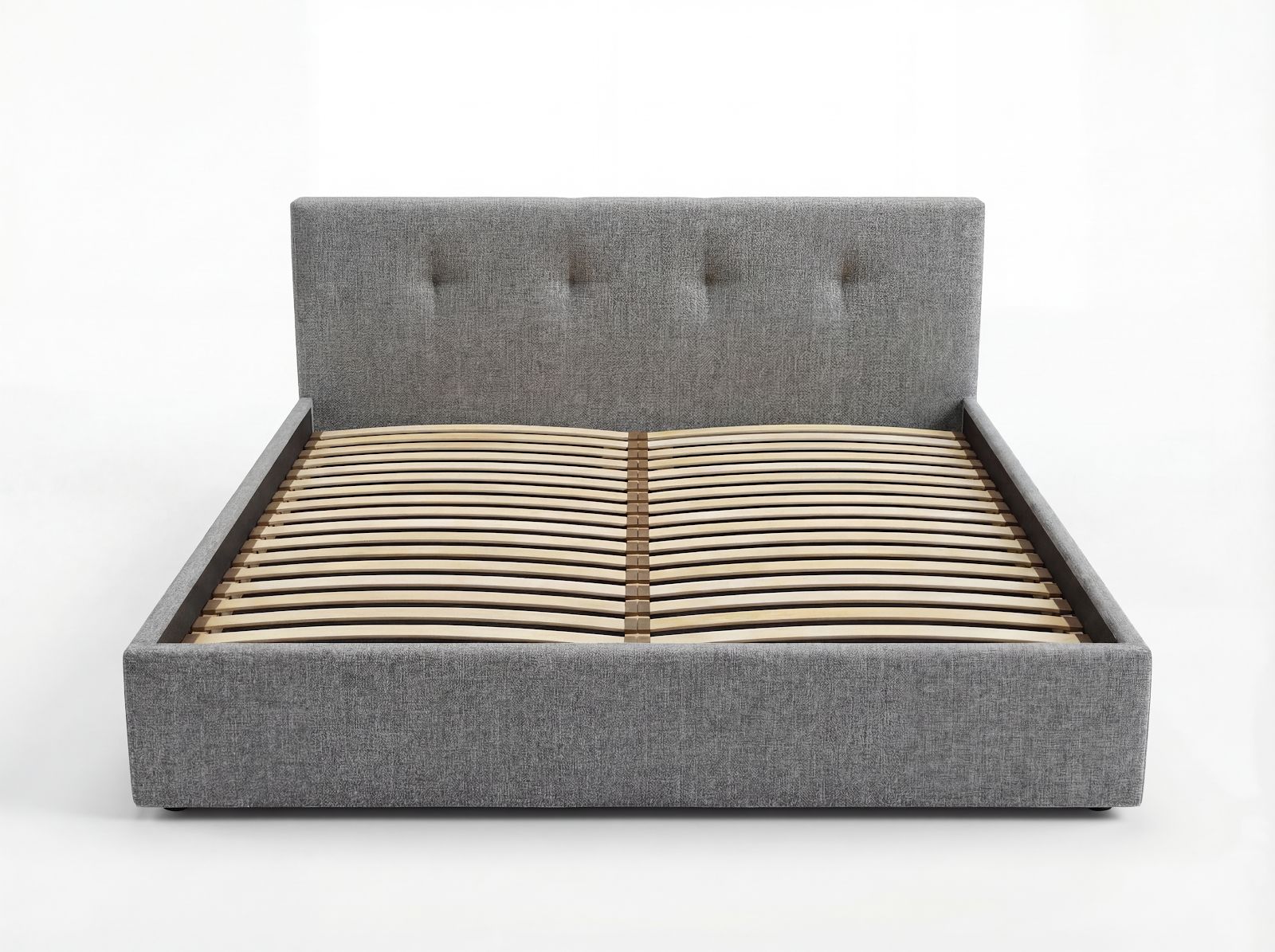 Sengeramme Deylinor 180x200 cm med løfteoppbevaring - grå