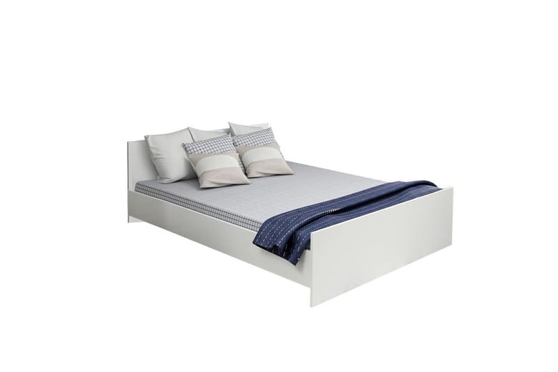 Sengeramme Fruitland Sengestamme Hvit - 165 x 72 x 204 cm - Møbler - Senger - Sengeramme & sengestamme