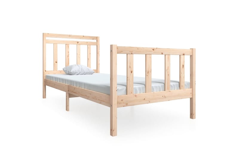 Sengeramme heltre 100x200 cm - Brun - Møbler - Senger - Sengeramme & sengestamme