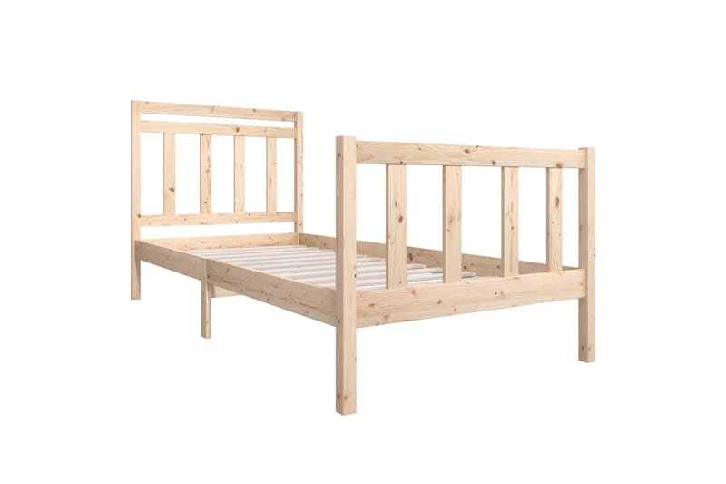Sengeramme heltre 100x200 cm - Brun - Møbler - Senger - Sengeramme & sengestamme