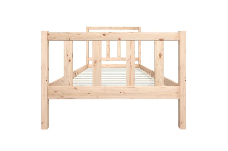 Sengeramme heltre 100x200 cm - Brun - Møbler - Senger - Sengeramme & sengestamme