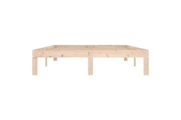 Sengeramme heltre 135x190 cm 4FT6 Double - Brun - Møbler - Senger - Sengeramme & sengestamme