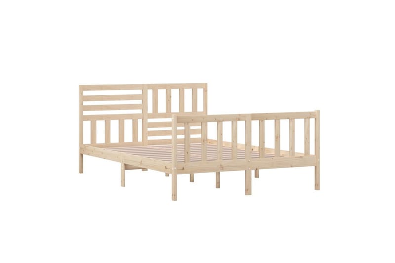 Sengeramme heltre 140x200 cm - Brun - Møbler - Senger - Sengeramme & sengestamme