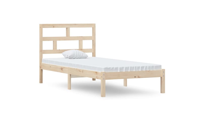 Sengeramme heltre 90x190 cm 3FT Single - Brun - Møbler - Senger - Sengeramme & sengestamme