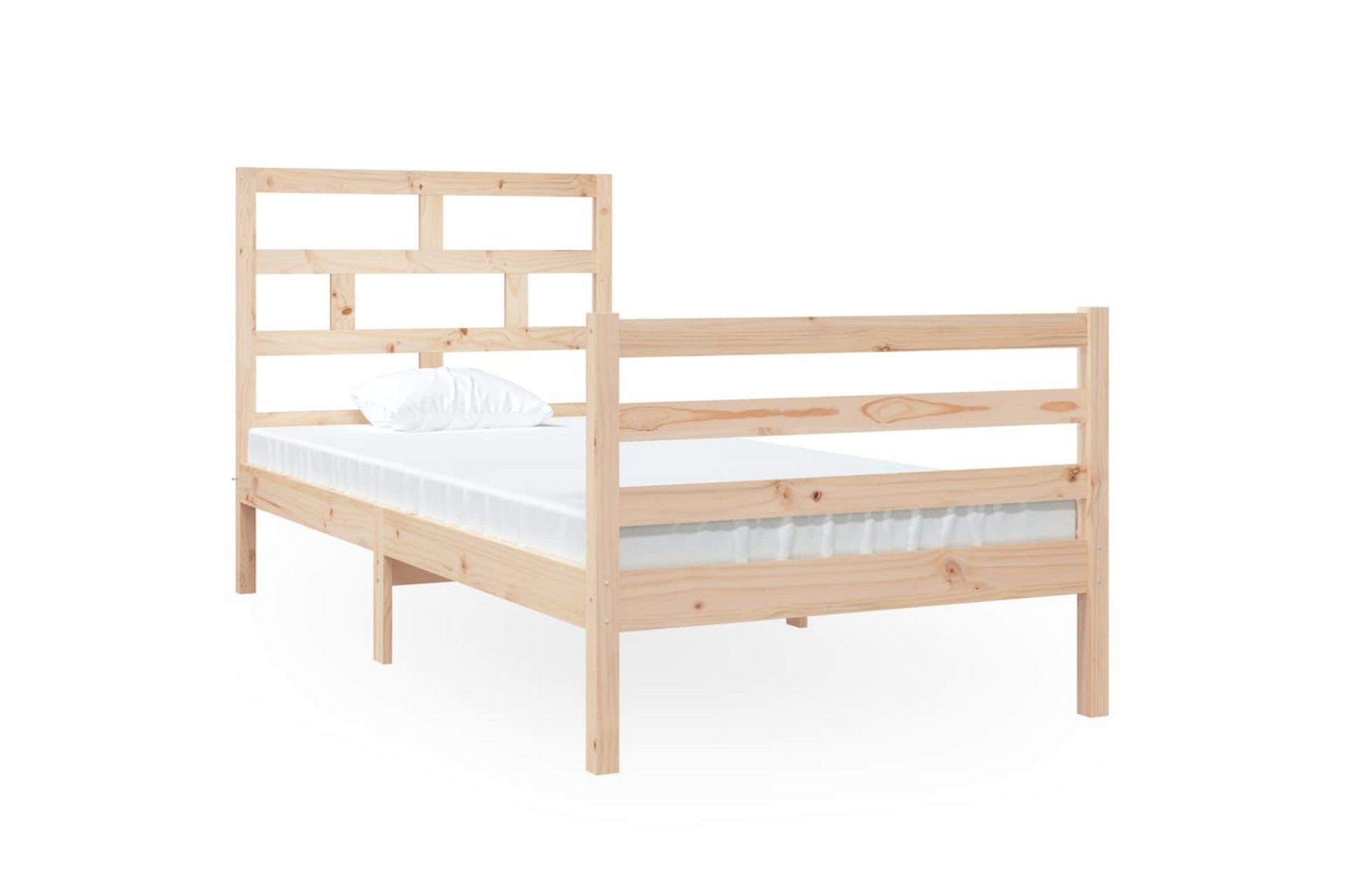 Sengeramme heltre 90x190 cm 3FT Single - Brun - Møbler - Senger - Sengeramme & sengestamme