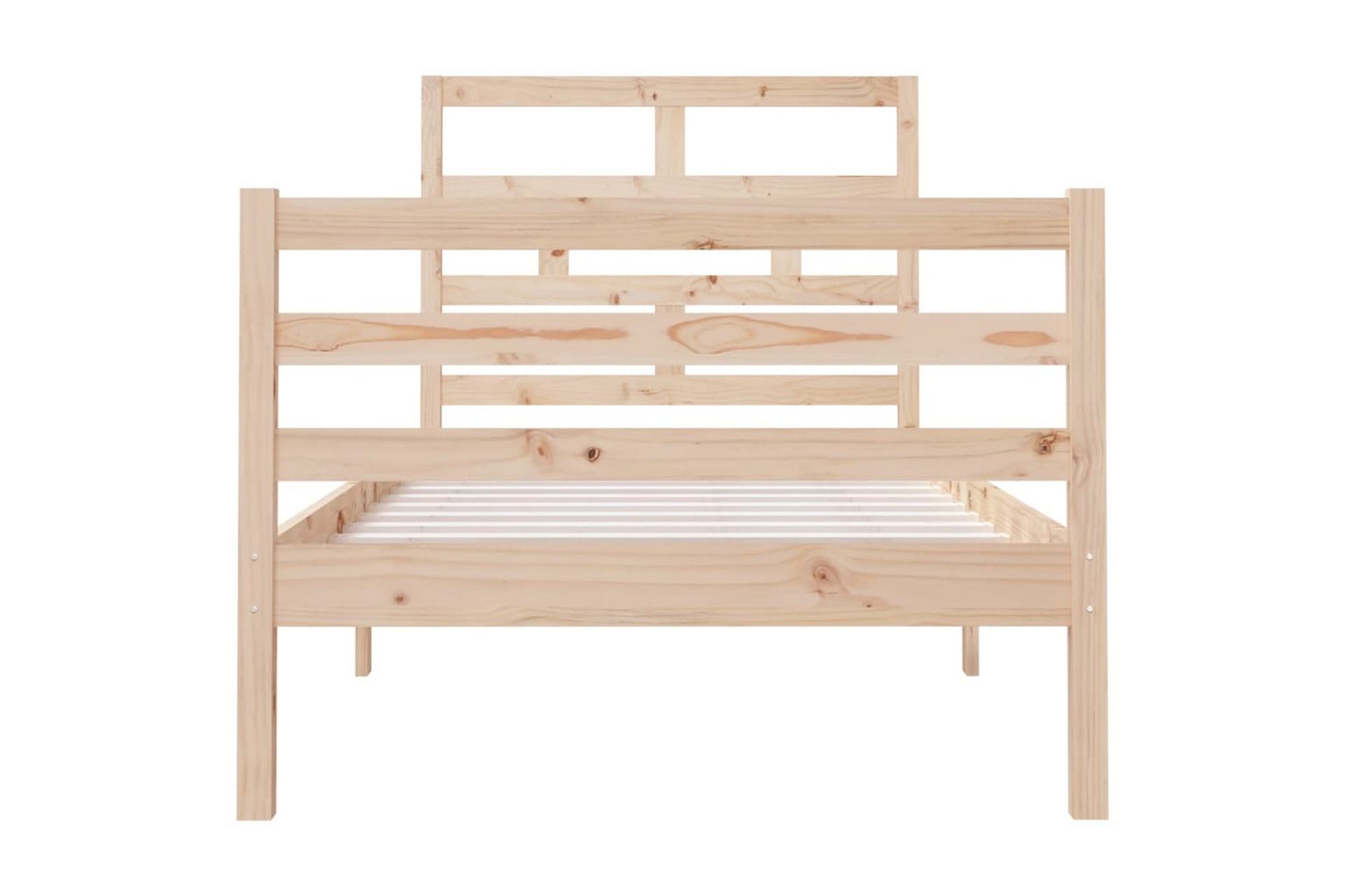 Sengeramme heltre 90x190 cm 3FT Single - Brun - Møbler - Senger - Sengeramme & sengestamme