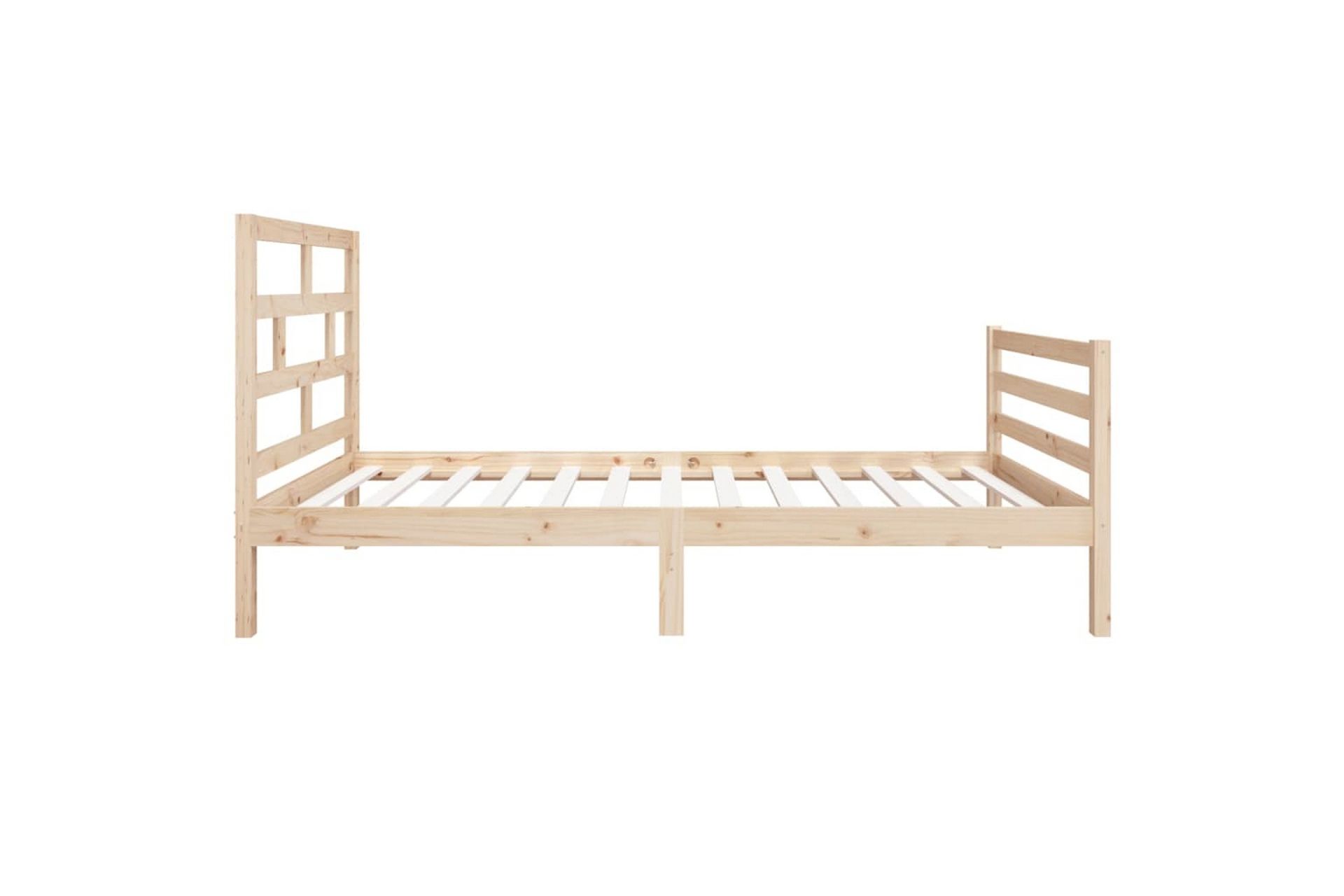 Sengeramme heltre 90x190 cm 3FT Single - Brun - Møbler - Senger - Sengeramme & sengestamme