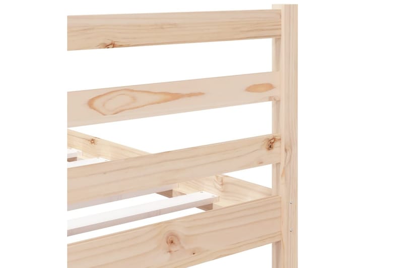 Sengeramme heltre 90x190 cm 3FT Single - Brun - Møbler - Senger - Sengeramme & sengestamme