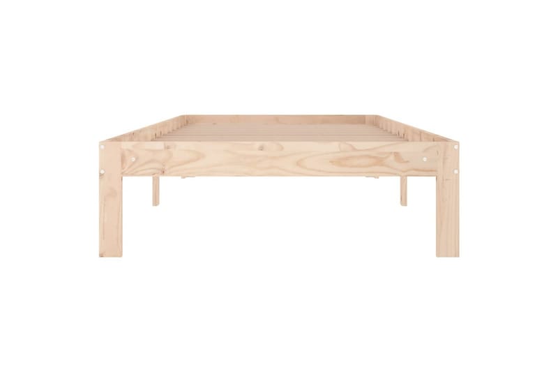 Sengeramme heltre 90x190 cm 3FT Single - Brun - Møbler - Senger - Sengeramme & sengestamme