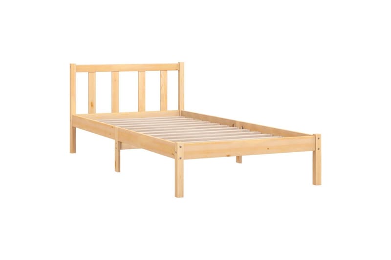 Sengeramme heltre furu 100x200 cm - Brun - Møbler - Senger - Sengeramme & sengestamme