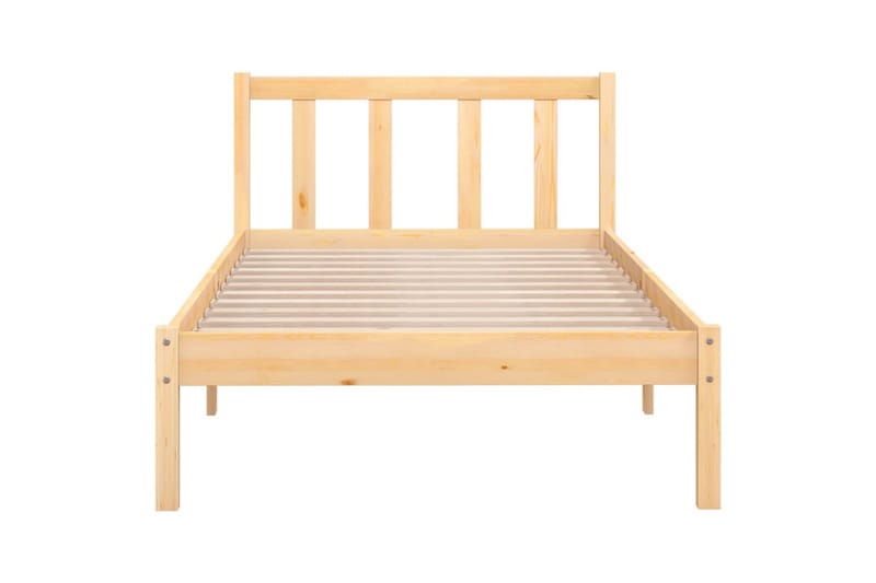 Sengeramme heltre furu 100x200 cm - Brun - Møbler - Senger - Sengeramme & sengestamme