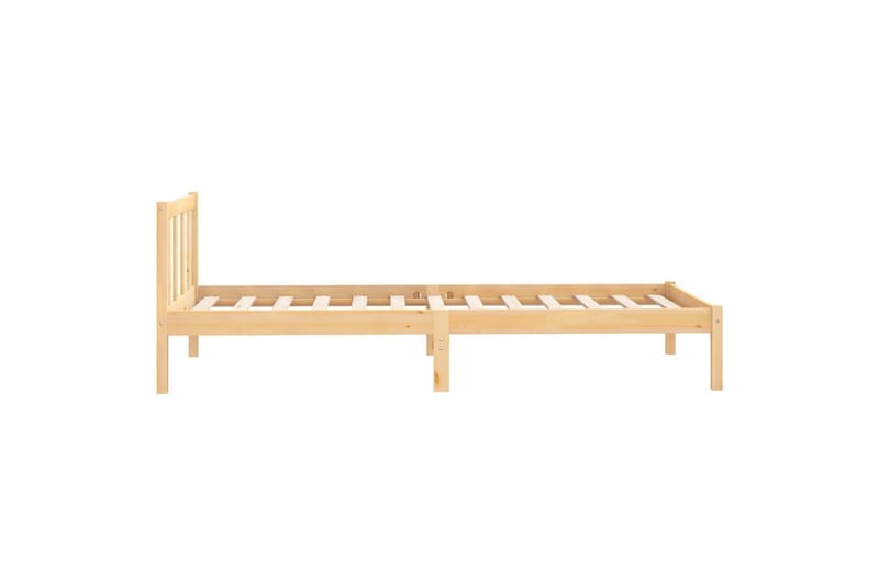 Sengeramme heltre furu 100x200 cm - Brun - Møbler - Senger - Sengeramme & sengestamme