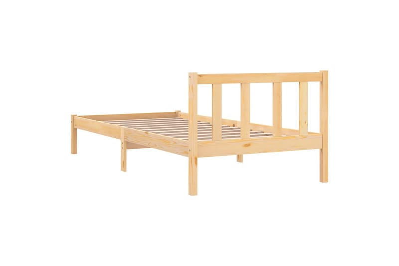 Sengeramme heltre furu 100x200 cm - Brun - Møbler - Senger - Sengeramme & sengestamme