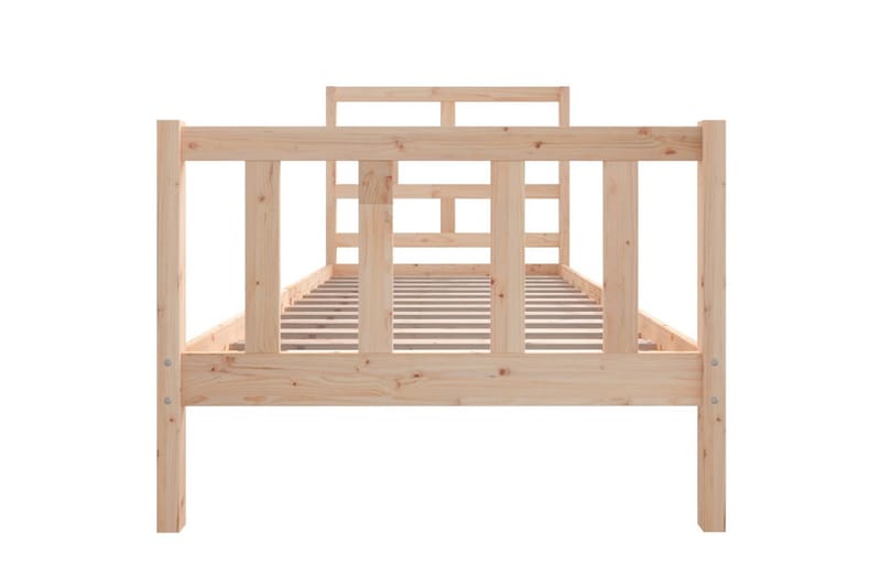 Sengeramme heltre furu 100x200 cm - Brun - Møbler - Senger - Sengeramme & sengestamme