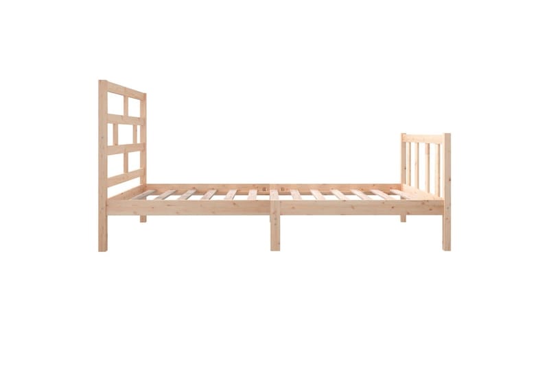 Sengeramme heltre furu 100x200 cm - Brun - Møbler - Senger - Sengeramme & sengestamme