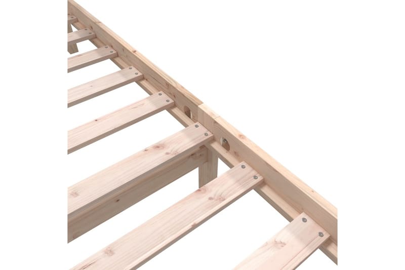 Sengeramme heltre furu 100x200 cm - Brun - Møbler - Senger - Sengeramme & sengestamme