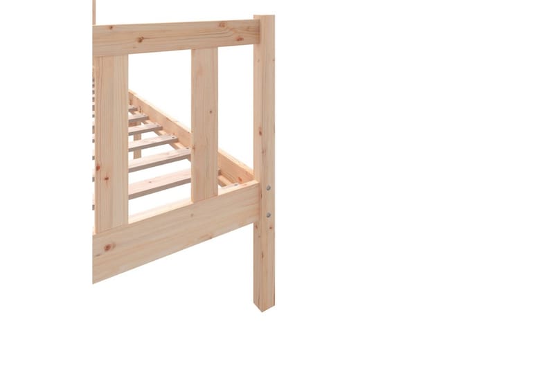 Sengeramme heltre furu 100x200 cm - Brun - Møbler - Senger - Sengeramme & sengestamme