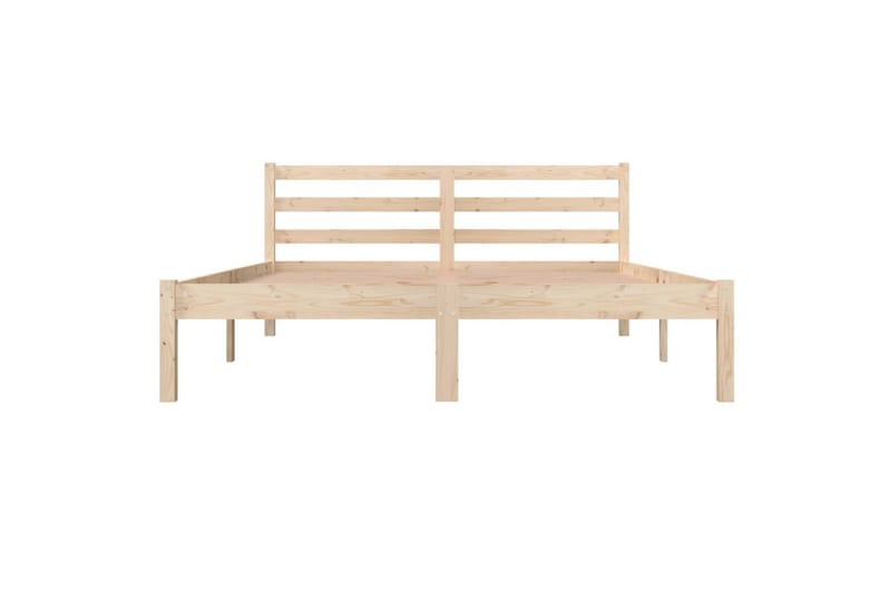 Sengeramme heltre furu 140x190 cm - Brun - Møbler - Senger - Sengeramme & sengestamme