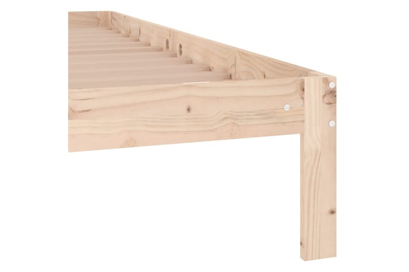 Sengeramme heltre furu 140x190 cm - Brun - Møbler - Senger - Sengeramme & sengestamme
