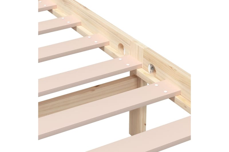 Sengeramme heltre furu 140x200 cm - Brun - Møbler - Senger - Sengeramme & sengestamme