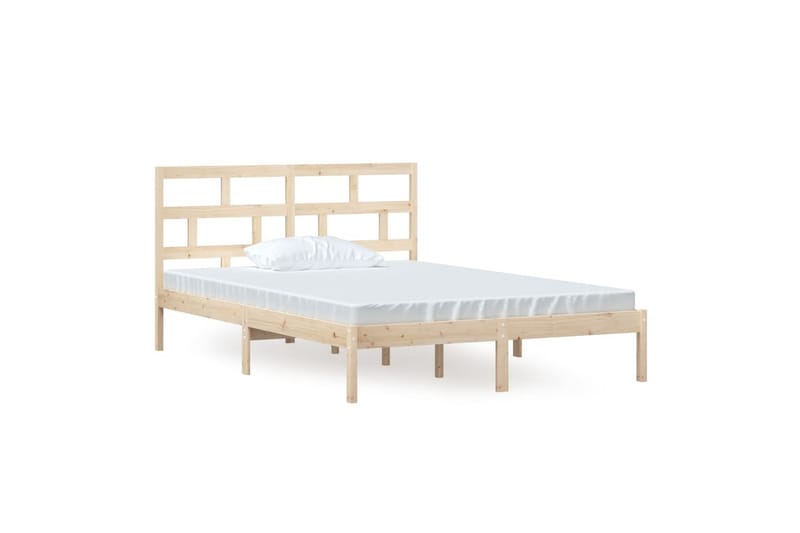 Sengeramme heltre furu 140x200 cm - Brun - Møbler - Senger - Sengeramme & sengestamme