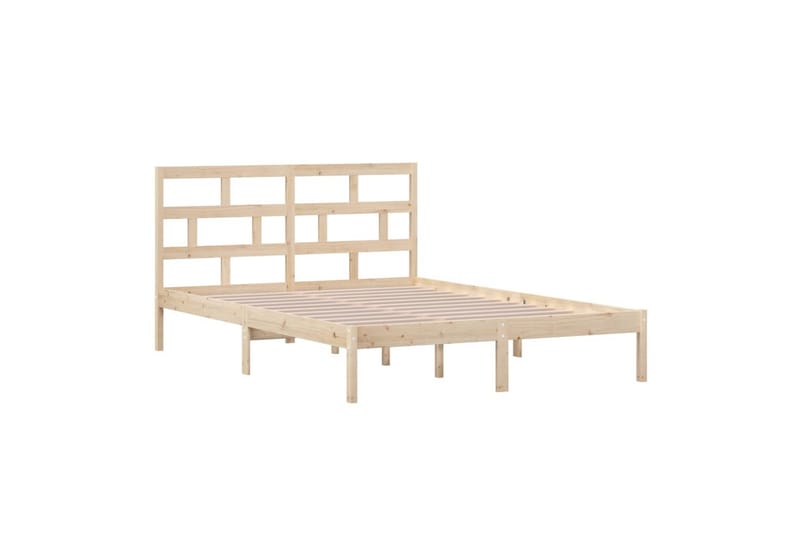 Sengeramme heltre furu 140x200 cm - Brun - Møbler - Senger - Sengeramme & sengestamme