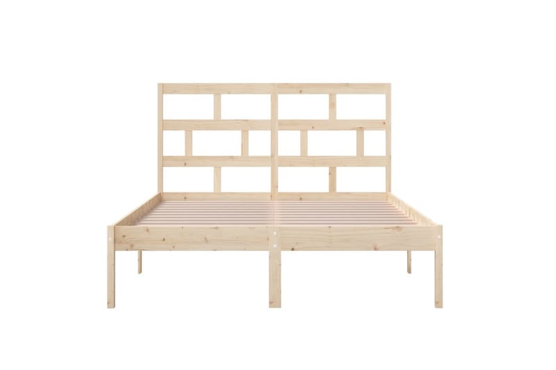 Sengeramme heltre furu 140x200 cm - Brun - Møbler - Senger - Sengeramme & sengestamme