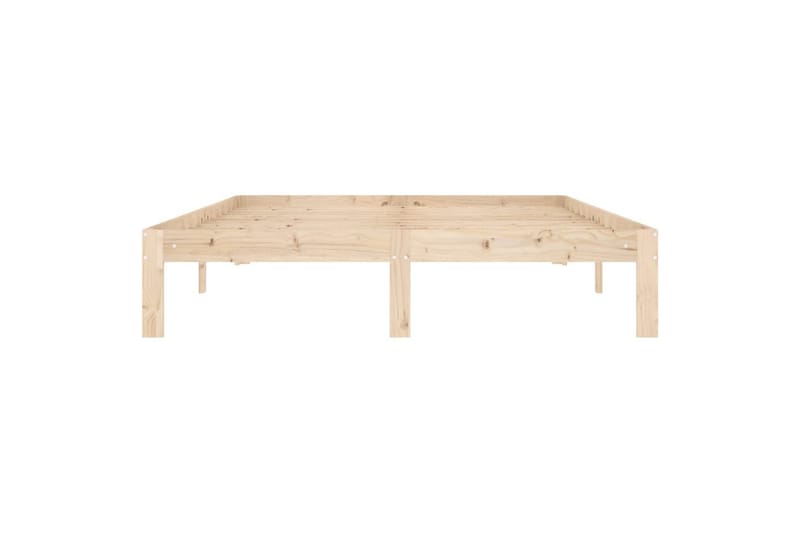 Sengeramme heltre furu 140x200 cm - Brun - Møbler - Senger - Sengeramme & sengestamme