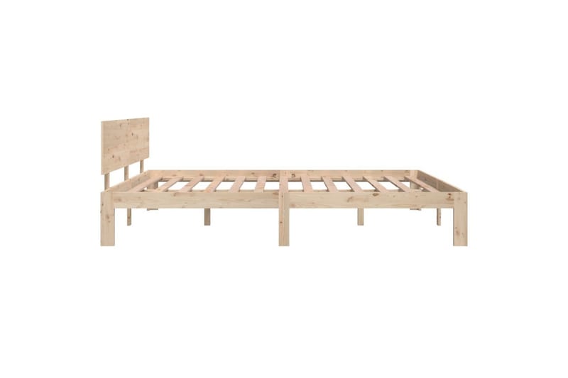 Sengeramme heltre furu 160x200 cm - Brun - Møbler - Senger - Sengeramme & sengestamme