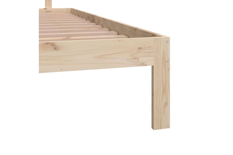 Sengeramme heltre furu 160x200 cm - Brun - Møbler - Senger - Sengeramme & sengestamme
