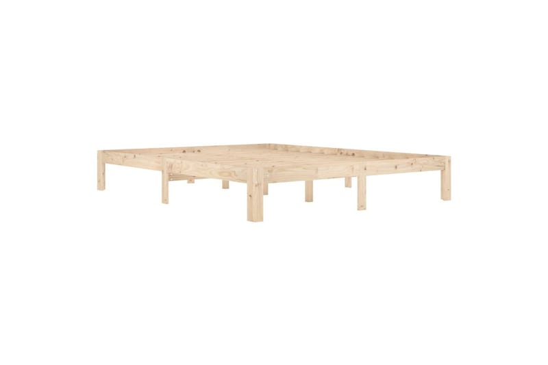 Sengeramme heltre furu 160x200 cm - Brun - Møbler - Senger - Sengeramme & sengestamme