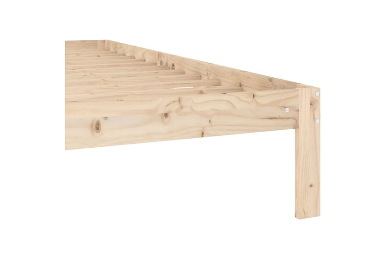 Sengeramme heltre furu 160x200 cm - Brun - Møbler - Senger - Sengeramme & sengestamme