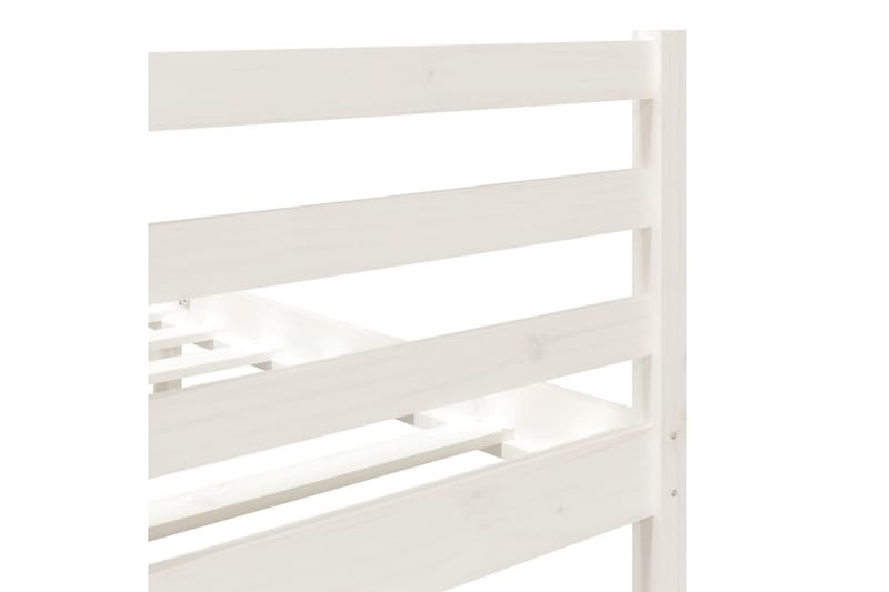 Sengeramme hvit heltre 120x190 cm 4FT Small Double - Hvit - Møbler - Senger - Sengeramme & sengestamme