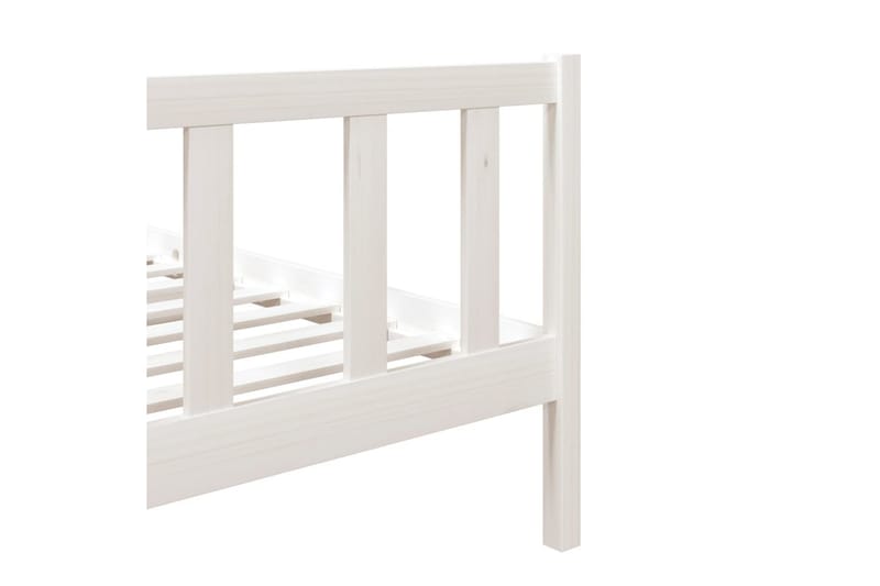 Sengeramme hvit heltre 75x190 cm 2FT6 Small Single - Hvit - Møbler - Senger - Sengeramme & sengestamme