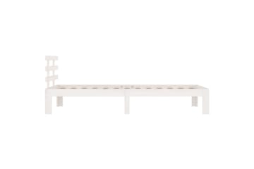 Sengeramme hvit heltre 75x190 cm 2FT6 Small Single - Hvit - Møbler - Senger - Sengeramme & sengestamme